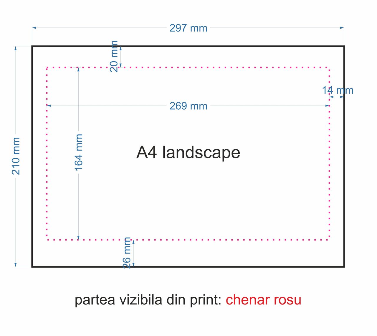 Display Menu Holder din plexiglas roșu A4, JJ DISPLAYS, 210 x 297 mm, Landscape
