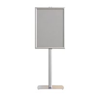 Menu Board/Panou Informativ cu profil oval din aluminiu, JJ DISPLAYS, format A2 (420x594mm), Simplă Față