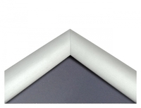 Menu Board/ Panou Informativ cu profil oval din aluminiu, JJ DISPLAYS, format A3 (297x420mm), Dublă Față