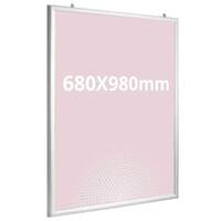 Ramă Click cu afișaj pe ambele fețe, JJ DISPLAYS, 680 x 980 mm