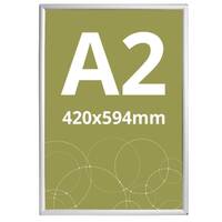 Rama click optiframe dimensiune A2(420X594mm), din aluminiu, expunere postere, afise, reclame.