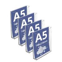 Suport pliante A5 (148x 210mm), expunere perete, 4buc/set.