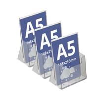 Suport pentru pliante, format A5 (148x210mm), 3buc/set