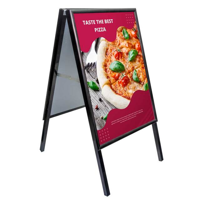 People stopper negru S5 (500 x 700 mm), JJ DISPLAYS