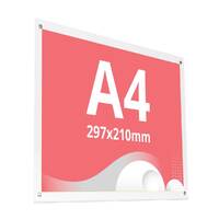 Acrylic Poster Frame A4 (210 x 297 mm), JJ DISPLAYS