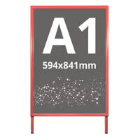 People Stopper roșu A1, JJ DISPLAYS, 594 x 841 mm