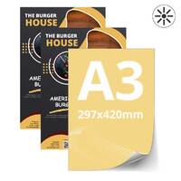 Print Backlit Film mat A3, JJ DISPLAYS, 297 x 420 mm