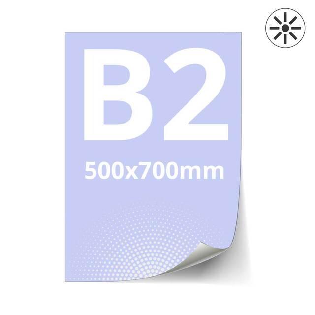 Print Backlit Film mat B2 -  500X700mm, pentru casete luminoase.