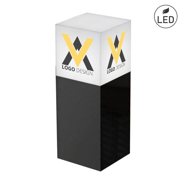  Totem Luminos cu Postament, Led, dimensiuni la cerere, JJ DISPLAYS