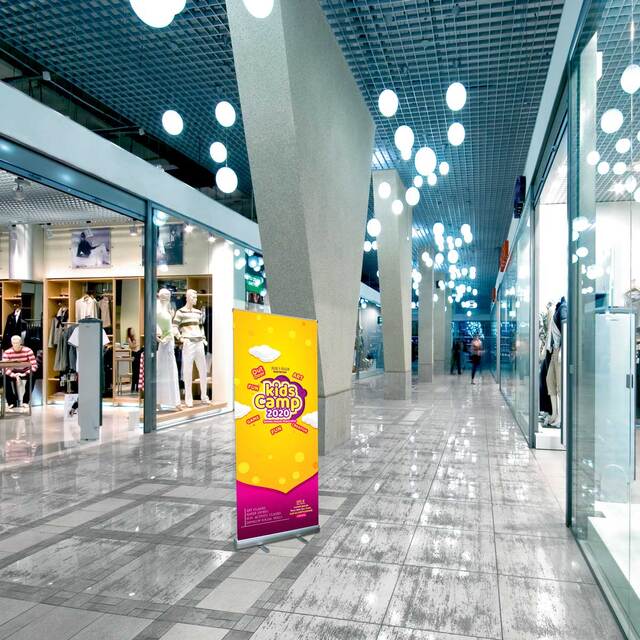  Roll Up Banner Personalizat, 850x2000mm, portabil