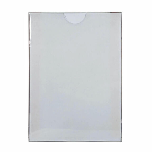 Insert tip plic, transparent A5 (148x210mm), Portrait, 4buc/set, JJ DISPLAYS