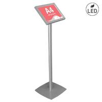 Stand Publicitar cu Casetă Luminoasă inclinată (fixă), format A4 (210x297mm) cu leduri.