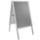 People Stopper, A-board JJDISPLAYS cu Header Personalizat, profil aluminiu click 25mm, format A1(594x841mm)