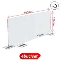 Separator raft cu bază magnetică, format 400(a) x 70(l) x 150(h)mm, 4buc/set, JJ DISPLAYS