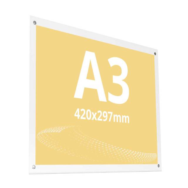 Acrylic Poster Frame A3 (297 x 420 mm), JJ DISPLAYS