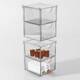 Cutie organizatoare modulară cu 2 sertare, 150x150x210(h)mm, pentru cafea, ceai etc, JJ DISPLAYS