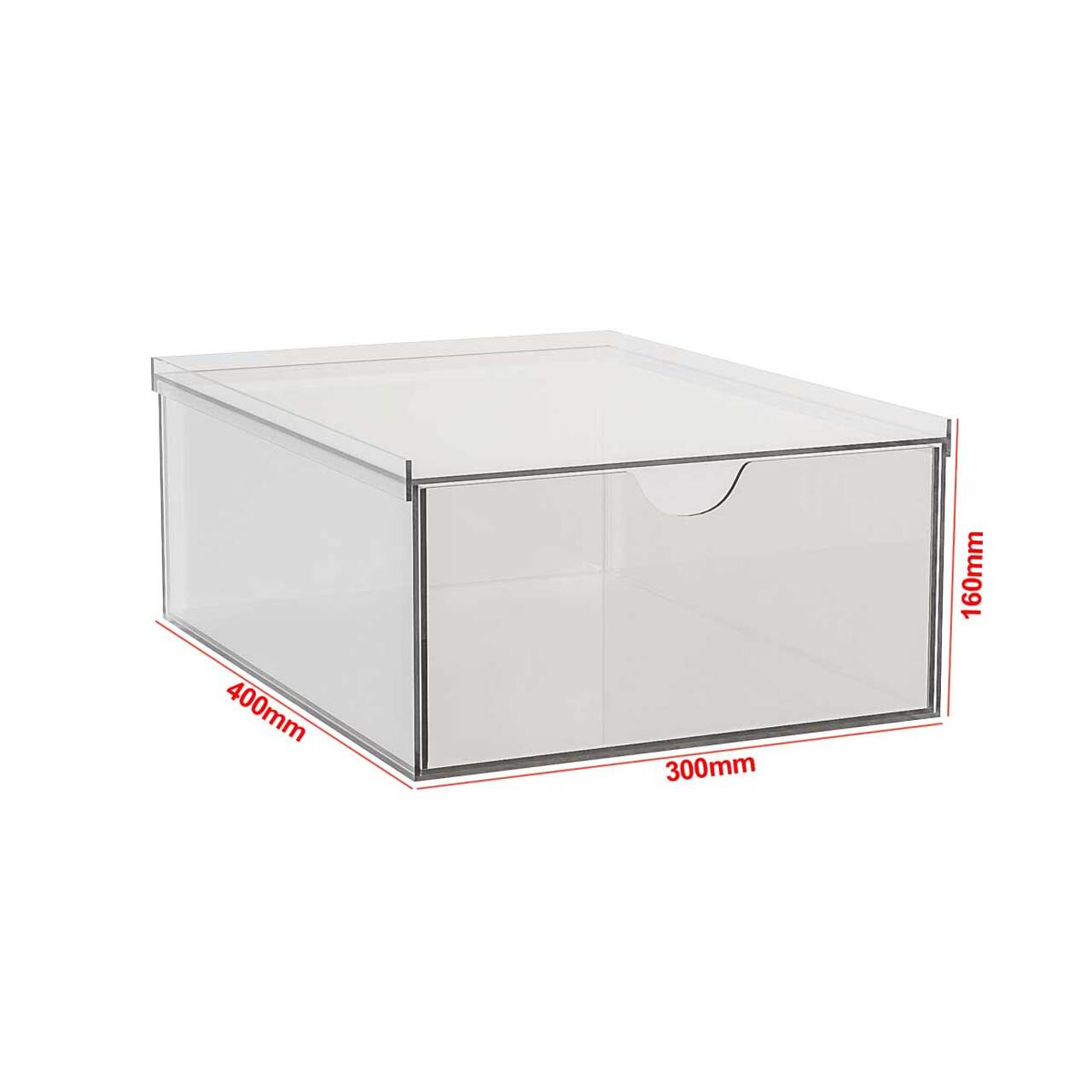  Cutie organizatoare modulara cu 1 sertar, 300(l)x400(L)x160(h)mm, pentru cafea, ceai etc, JJ DISPLAYS