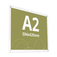 Acrylic Poster Frame A2 (420 x 594 mm), JJ DISPLAYS