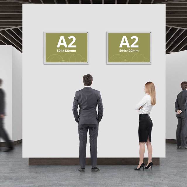 Acrylic Poster Frame A2 (420 x 594 mm), JJ DISPLAYS