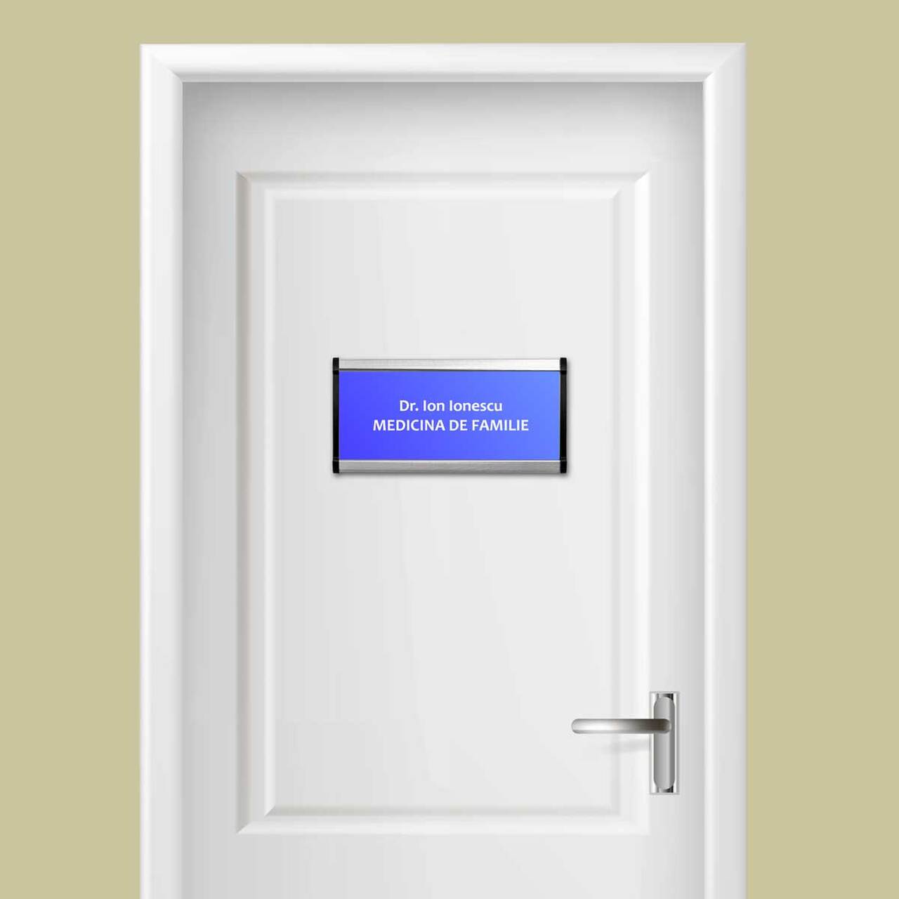 Door Sign/ Indicator ușă, JJ DISPLAYS, format 200x90mm, landscape, 2buc/set