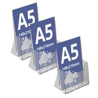 Suport pentru pliante, format A5 (148x210mm), 3buc/set