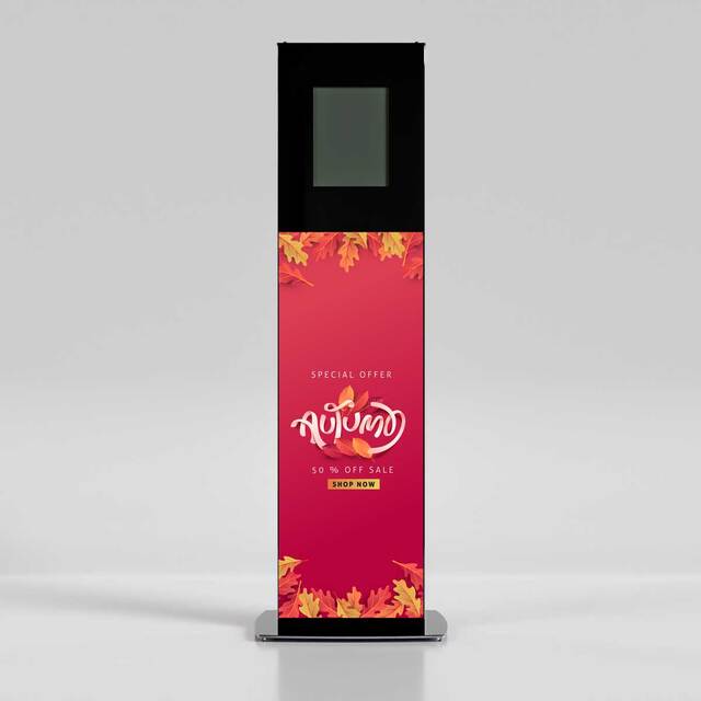 Showroom Display PREMIUM pentru  tableta 10 inch, tip totem, cu personalizare, JJ DISPLAYS