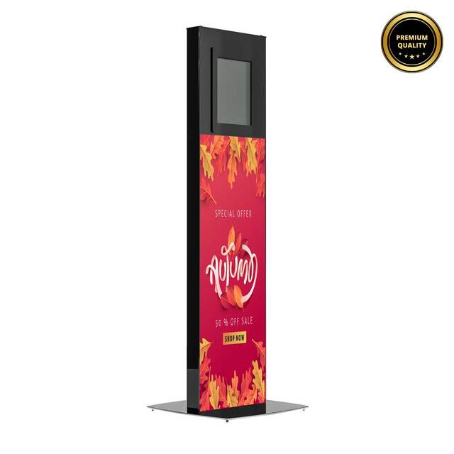 Showroom Display PREMIUM pentru  tableta 10 inch, tip totem, cu personalizare, JJ DISPLAYS