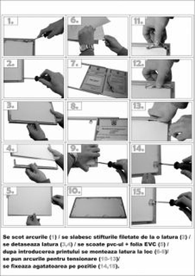 Ramă tablou Champaine din aluminiu, format A1 (594x841mm), JJ DISPLAYS