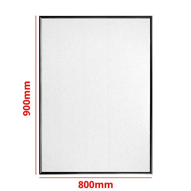 Rama tablou expunere tricou din aluminiu, dimensiune  800x900mm, neagră, JJ DISPLAYS