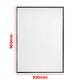 Rama tablou expunere tricou din aluminiu, dimensiune  800x900mm, neagră, JJ DISPLAYS