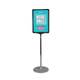  Stand reglabil telescopic (1050-1900 mm), cu rama plastic, A3(297x420mm), Negru