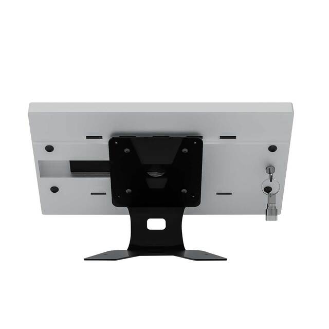 Suport tableta 10inch, pentru birou, securizare yala, JJ DISPLAYS, Alb