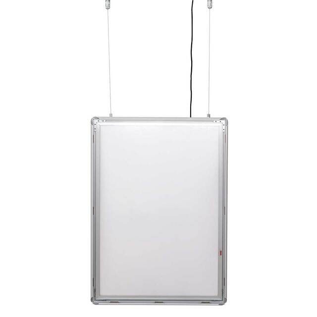 Casetă luminoasă  pentru interior slim cu leduri, dublă față expunere si iluminare,  B1 (700 x 1000 mm), JJ DISPLAYS