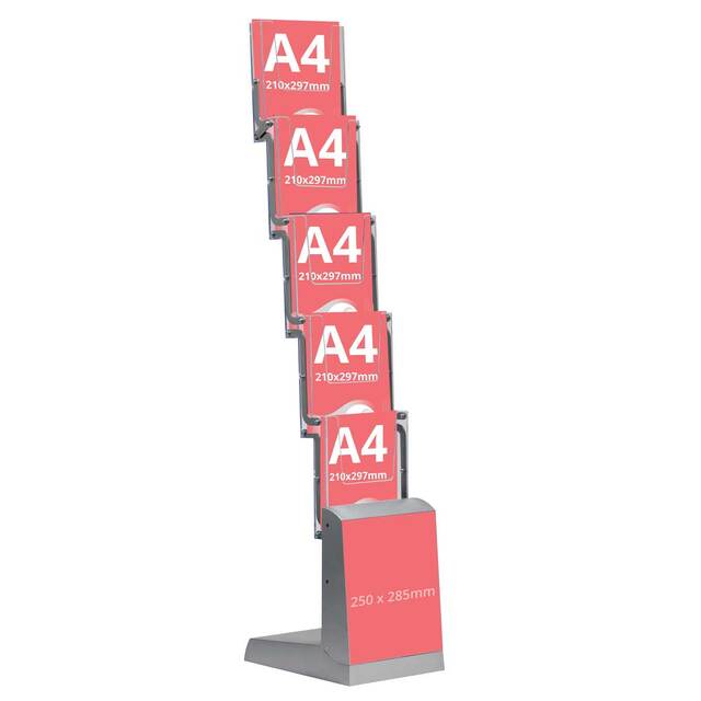 Pachet STANDARD, format din perete magnetic 3x3, desk cu personalizare si un stand de brosuri pliabil