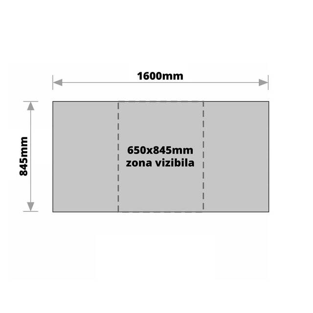 Pachet STANDARD, format din perete magnetic 3x3, desk cu personalizare si un stand de brosuri pliabil