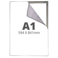 Rama aluminiu simpla fata A1, JJ DISPLAYS, 594 x 841 mm