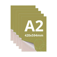 PRINT Autocolant mat A2 (420x594mm), 5buc/pachet, JJ DISPLAYS