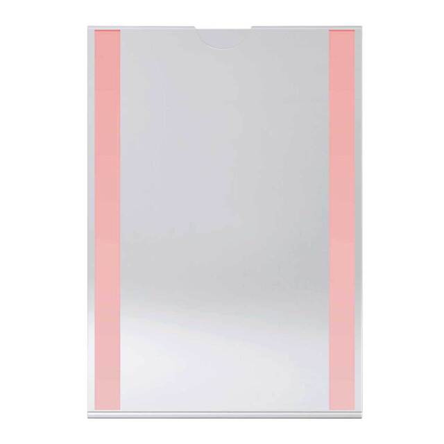 Insert tip U, din plexiglas transparent A4 (210 x 297mm), Portrait, 4buc/set, JJ DISPLAYS