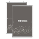 Poster Hanger Click,594 mm, 2buc/set, JJ DISPLAYS