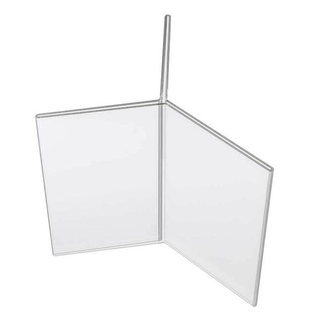 Suport meniu cu șase fețe, format 100x210mm, Portrait, 3buc/set, JJ DISPLAYS