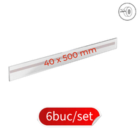  Suport etichete preț Tip U, JJ DISPLAYS, 50SET6 mm