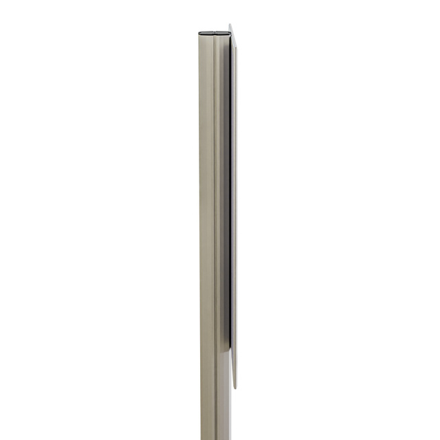 Panou Informativ, B2(500x700mm), ramă click și picior  aluminiu, simplă față.