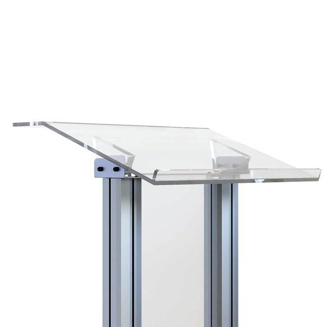 Desk vorbitor din plexiglas pentru pupitrul LE100, JJ DISPLAYS