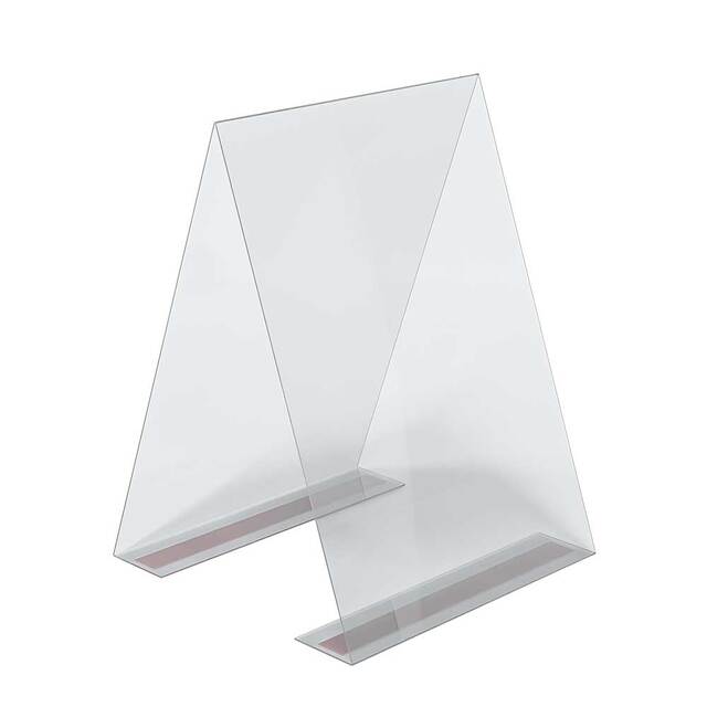 Suport meniu TIP A cu personalizare inclusa, dubla fata, A4(210 x 297mm), Portrait, JJ Displays, 2buc/set