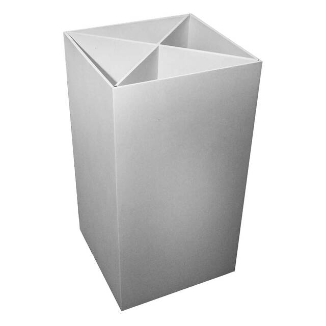 Stand BIN rectangular din Carton, cu separator, L=435 mm, H =800 mm, personalizata 