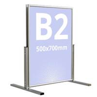 People Stopper Swing Star, dimensiune S5 (500 x 700 mm), JJ DISPLAYS