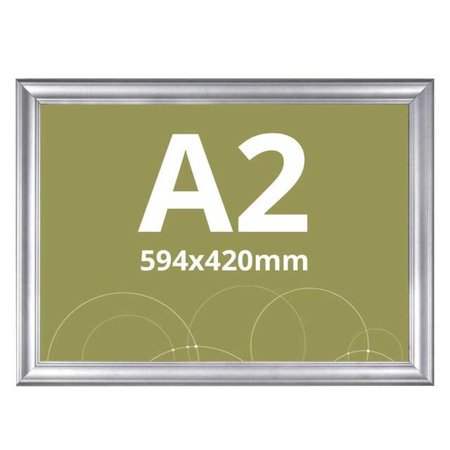 Ramă click ART, cu profile din aluminiu eloxat A2(420 x 594 mm), JJ DISPLAYS