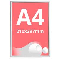 Window Frame 25, ramă click din aluminiu pentru ferestre A4, JJ DISPLAYS, 210 x 297 mm