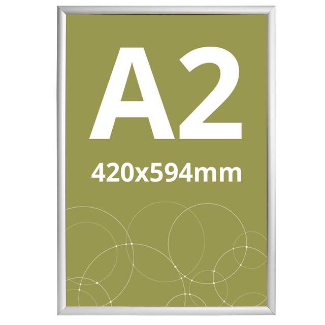 Window Frame 25, ramă click din aluminiu pentru ferestre A2(420 x 594 mm), JJ DISPLAYS