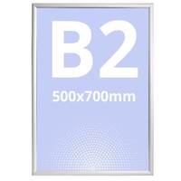 Window Frame 25, ramă click din aluminiu pentru ferestre S5, JJ DISPLAYS, 500 x 700 mm